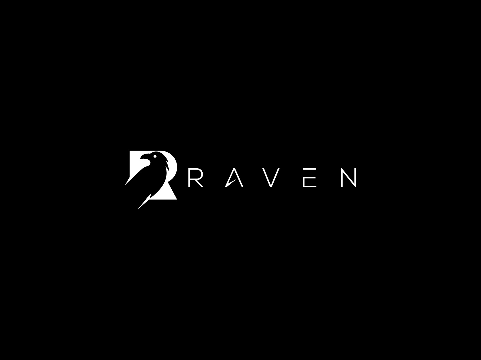 Example of We Will Create Custom Raven Logo