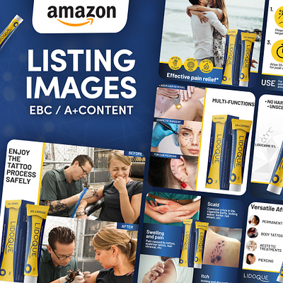 Product listing images design for amazon | LIDOQUE Max Strength a content amazon ebc amazon listing amazon listing images creamlidoque max strength ebc design infographics lidoque max strength listing images product infographics