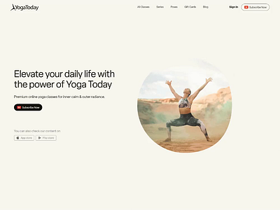 Yogatoday animation ui design ux design web design web site yoga