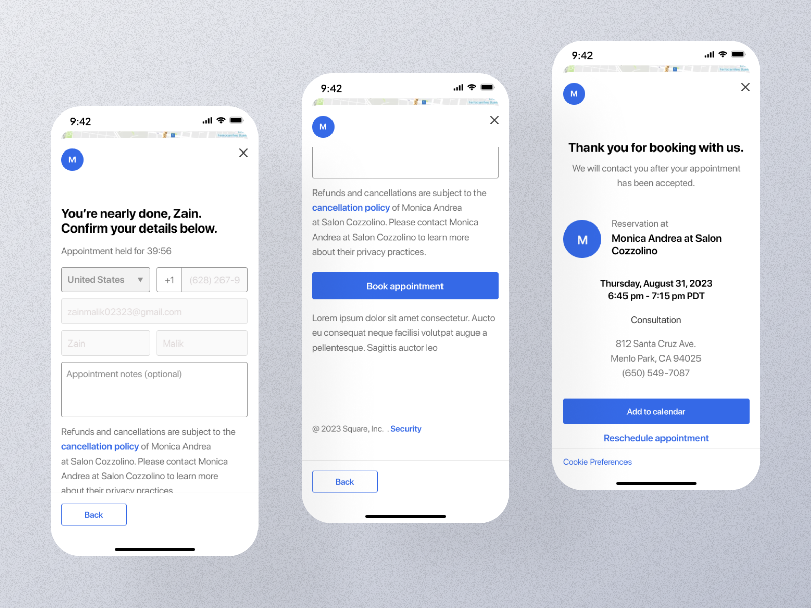 Booking Appointment Mobile App Ui by UI Ants on Dribbble