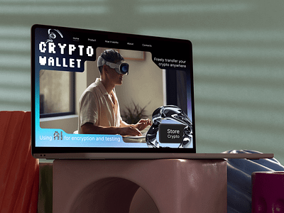 Crypto wallet website concept crypto design designer ui ux web webdesign webdesigner website