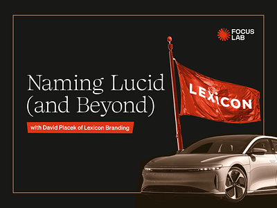 New Podcast with Lexicon Branding brand identity brand name brand naming brand podcast branding design podcast focus lab lexicon sustainability
