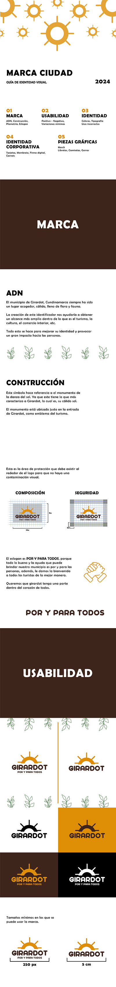 Marca ciudad - Girardot branding design graphic design logo