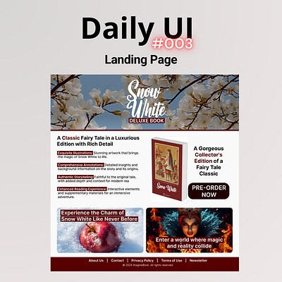 Daily UI #003 daily dailyui dailyui003 dailyuioo2 design landingpage ui user interface ux web