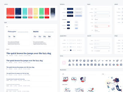 Styleguide for Just Email branding design design system graphic design icon illustration styleguide typography ui ux