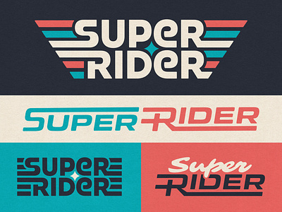 Super Rider bike biking branding cycling design mountainbike mountainbiking ridebikes rider super superrider