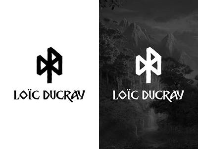 Logo Design - Loïc Ducray #2 album design design art epic graphic graphic design illustration logo logo design logo music logotype loïc ducray music logo nordic runes orchestral runes scandinavian runes the beginning vector vector art