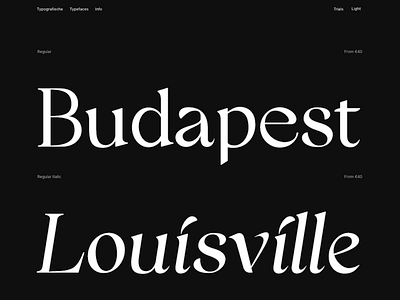 Typografische.com design framer typography ui