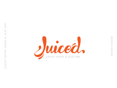 JUICED bar brand identity cafe coffee shop food graphic design identity identity design juice logo logo design minimal logo modern logo package packaging typography