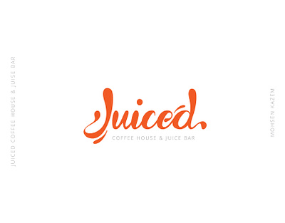 JUICED bar brand identity cafe coffee shop food graphic design identity identity design juice logo logo design minimal logo modern logo package packaging typography