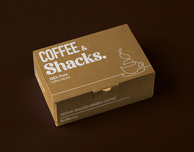 Coffe and Shacks branding design graphic design logo typography vector