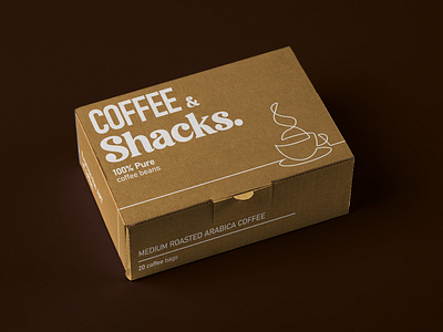 Coffe and Shacks branding design graphic design logo typography vector