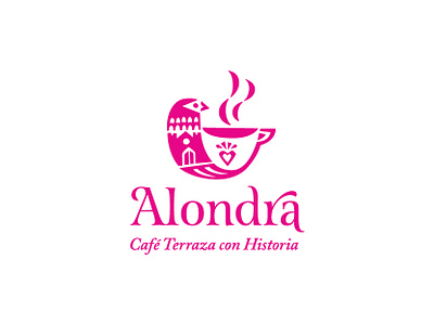 Alondra bird branding cake shop coffee coffee shop cuernavaca graphic design logo logotype mexico typography vector