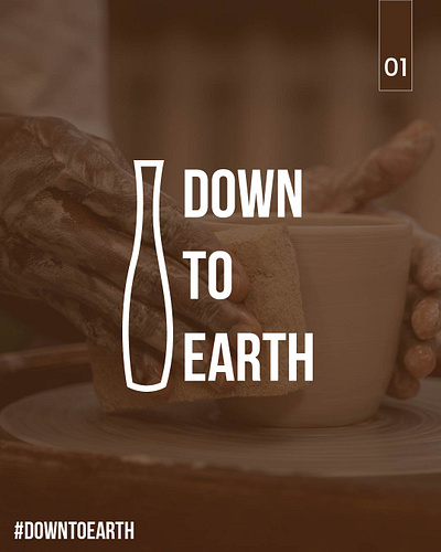 Down to Earth - Carousal design graphic design illustration logo typography