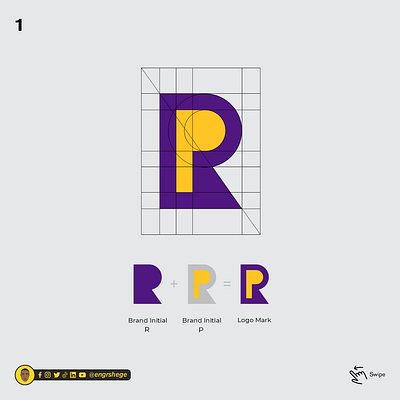 Royaluxe Prints & Supplies Enterprises - Logo Presentation color psychology initials logo logo combination logo variation mood rp