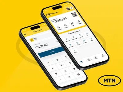 MTN Momo Agent App Concept 3d agent app animation banking banking app branding budget finance fintech graphic design logo merchant mobile money momo money mtn transfer ui ux wallet