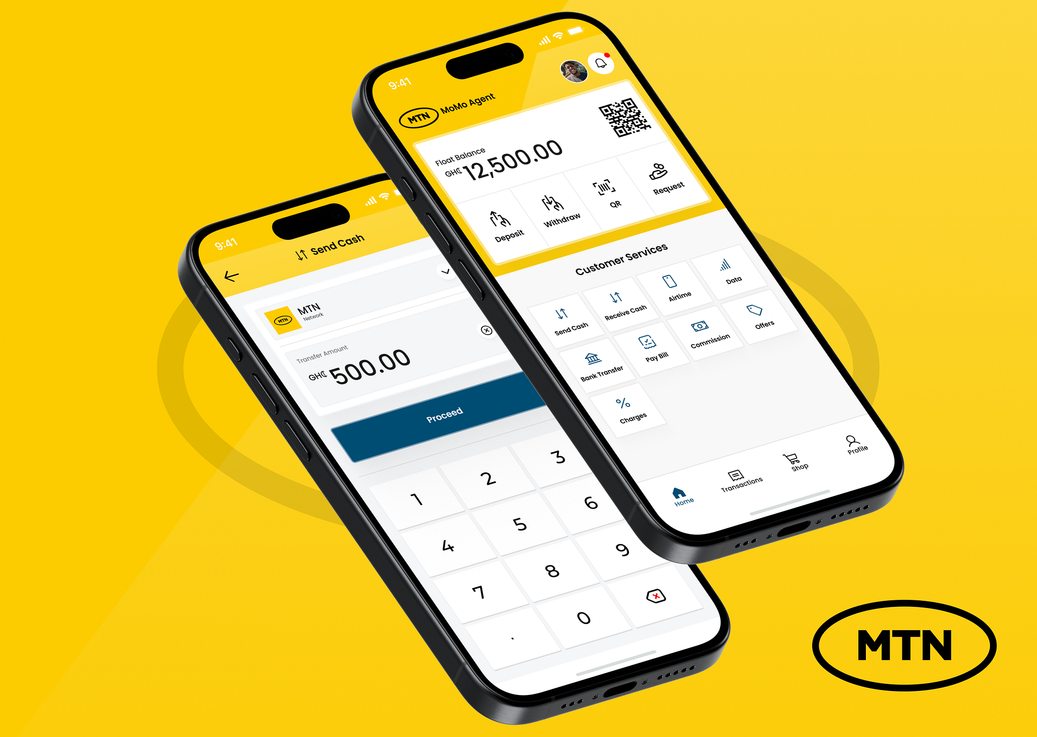 MTN Momo Agent App Concept by kobiah Appiah on Dribbble