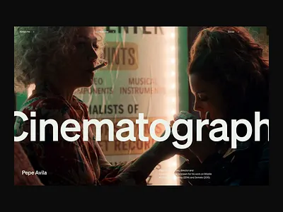 Pepe Avila 2024 - Home to Projects interaction animation desktop film filmmaker interaction design interactive micro interaction microinteraction portfolio scroll ui uidesign uiux ux web web design website