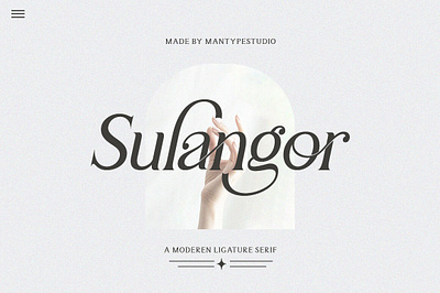 Sulangor design designer font fonts sulangor typeface typography
