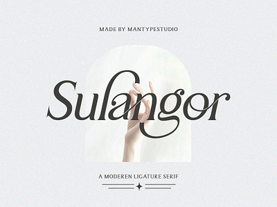 Sulangor design designer font fonts sulangor typeface typography