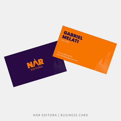 Nár Editora | Business Card branding graphic design stationary stationery visual identity