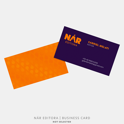 Nár Editora | Business Card branding graphic design logo stationary stationery visual identity