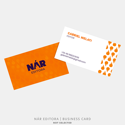 Nár Editora | Business Card branding graphic design logo stationary stationery visual identity