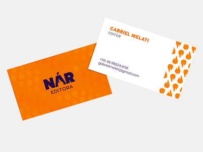 Nár Editora | Business Card branding graphic design logo stationary stationery visual identity