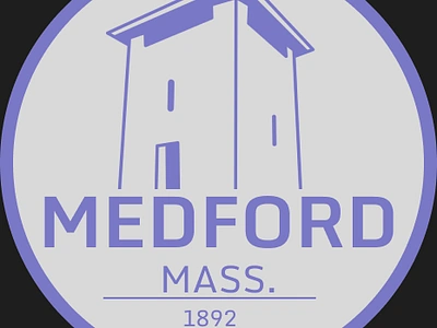 Hometown Sticker challenge graphic design logo massachusetts medford practice sticker vector