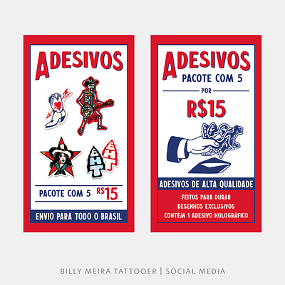 Billy Tattooer | Social Media branding graphic design instagram logo retro tattoo vintage visual identity