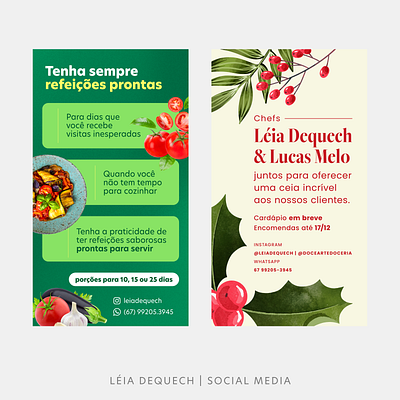 Léia Dequech | Social Media branding graphic design instagram logo visual identity