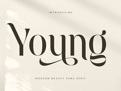 Young Font design designer font fonts typeface typography young font