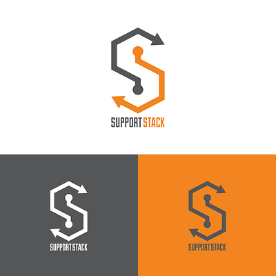 Support Stack design graphic design logo vector