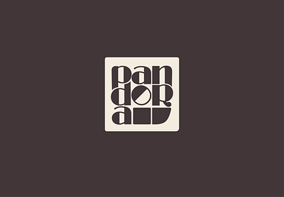 Pandora logo branding graphic design logo