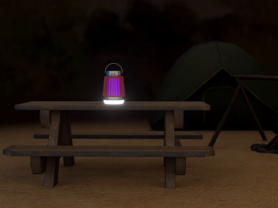 Camping Lantern 3D Animation Video 3d animation motion graphics