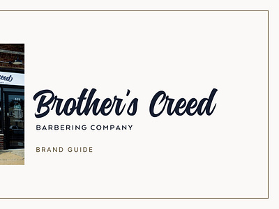 Creating a Brand Identity and a Website for Brother's Creed branding graphic design logo