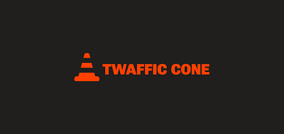 Twaffic Cone Branding branding cone construction design graphic design logo traffic