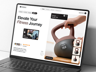 Hollytano - Landing Page Concept ecommerce elementor fitness framer gym landing online page product shop shopify ui webflow website wordpress