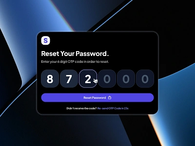 slothUI - World's Laziest Design System - Forgot Password Reset clean ui dark mode design system figma design system figma ui kit forgot password ui gradient ui interface design minimal ui modern ui number input ui otp ui otp verification ui password reset input password reset ui password ui slothui ui ui design ui kit