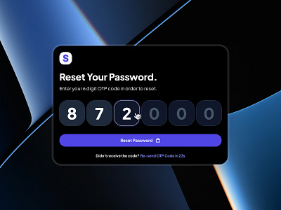 slothUI - World's Laziest Design System - Forgot Password Reset clean ui dark mode design system figma design system figma ui kit forgot password ui gradient ui interface design minimal ui modern ui number input ui otp ui otp verification ui password reset input password reset ui password ui slothui ui ui design ui kit