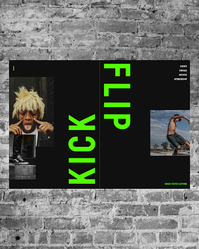 KICK FLIP - An Archive Store For Vintage Skatewear app app design application application design boutique branding daily ui design e com ecom ecommerce graphic design illustration interface logo mobile skate ui uiux uxui