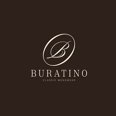 BURATINO MENSWEAR | LOGO DESIGN & BRAND IDENTITY branding classic design fashion illustration logo logos logotype logotypo men menswear typography vector