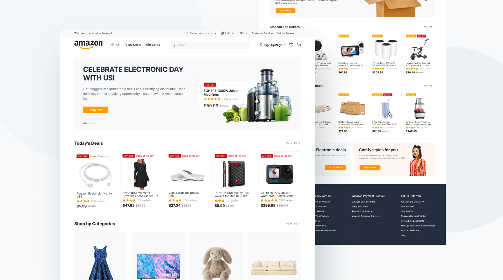 Amazon Redesigned: Elevating the E-commerce Experience