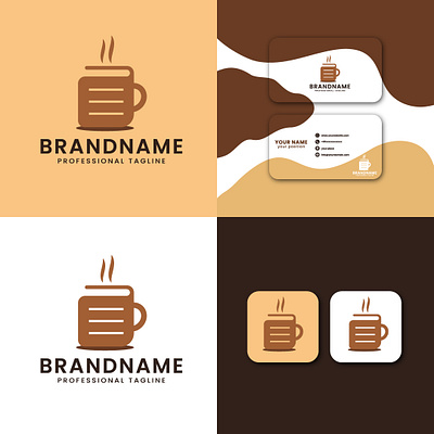 BookCoffee Logo Design book cafe coffee design education graphic design logo modern reading simple