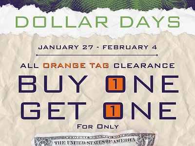 Dollar Days Store Sign