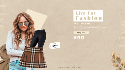 Fashion Banner Design graphic design