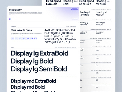 slothUI - World's Laziest Design System - Typographic Scale clean design system figma design system figma ui kit font font ui gradient interface design jakarta sans minimal modern purple slothui soft type scale typographic scale typography typography ui ui design ui kit