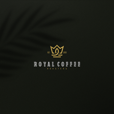 ROYAL COFFEE LOGO 3d animation branding graphic design logo motion graphics ui