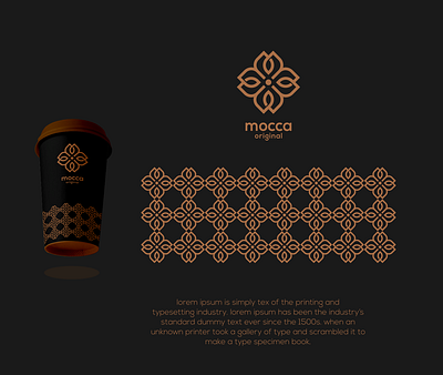 MOCCA LOGO 3d animation branding graphic design logo motion graphics ui