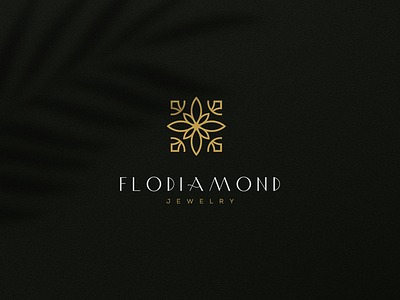 FLOWER DIAMON LOGO 3d animation branding graphic design logo motion graphics ui